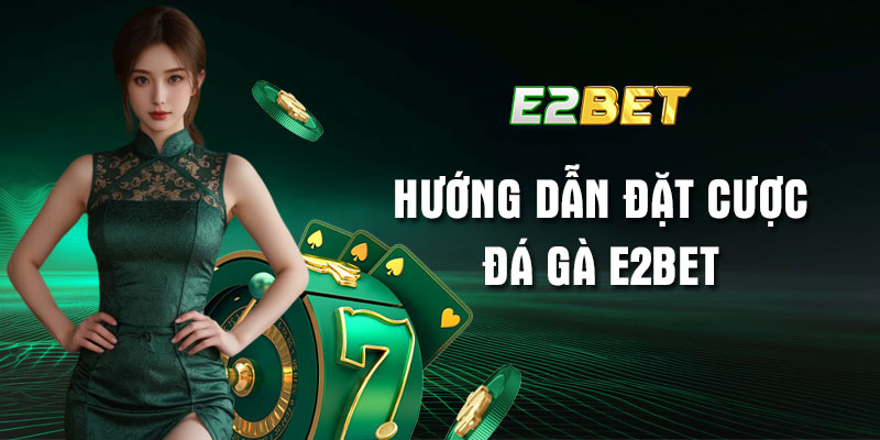 Hướng dẫn đặt cược đá gà E2bet từ A-Z cho người mới