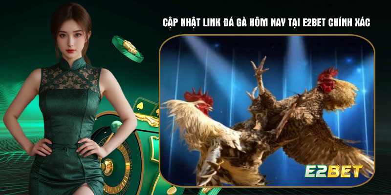 Cập nhật link đá gà hôm nay tại E2bet chính xác